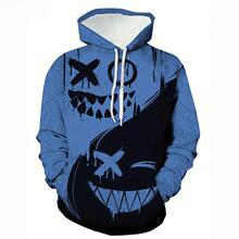 B 98536 3D Digital Print Hooded Sweatshirt ����ӡ����ñ����