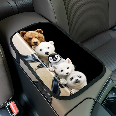 Armrest box pad — cushion with fun patterns, sponge - zkfs060