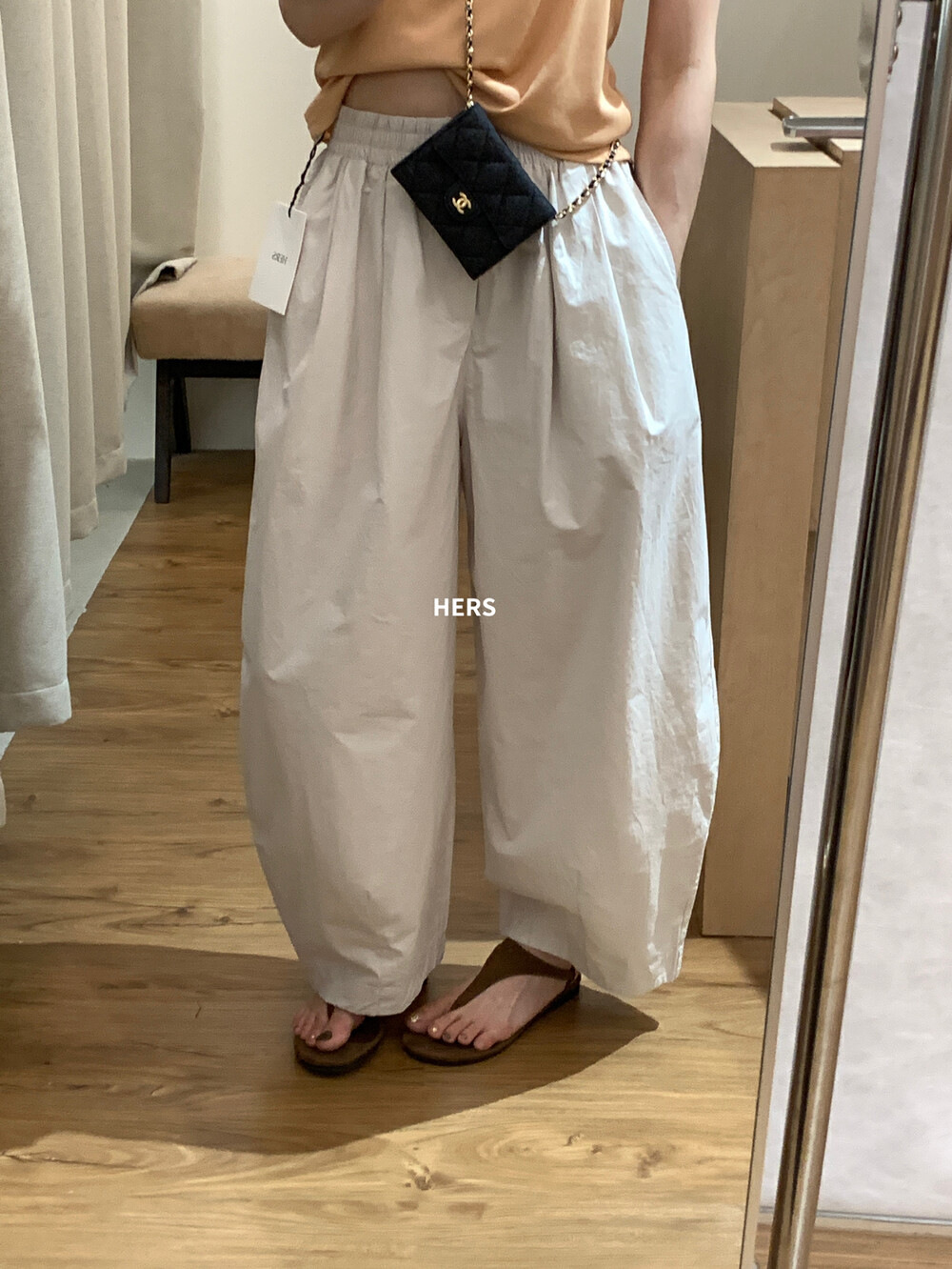 HERS una cucharada de dulce y simple viaje diario ligero deportivo globo de cintura alta pantalones casuales pantalones largos mujeres 20877 image 6