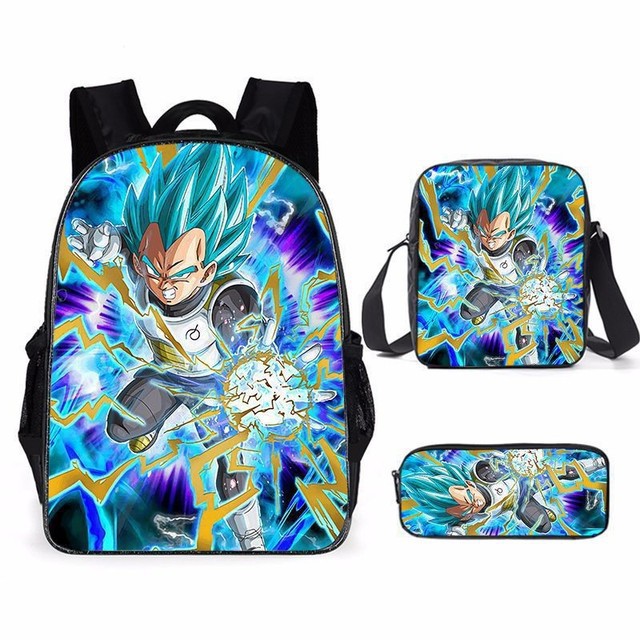 Mochila Dragon Ball de animación transfronteriza, mochila para estudiantes de Dragonball, mochila de poliéster Wukong, bolso de hombro