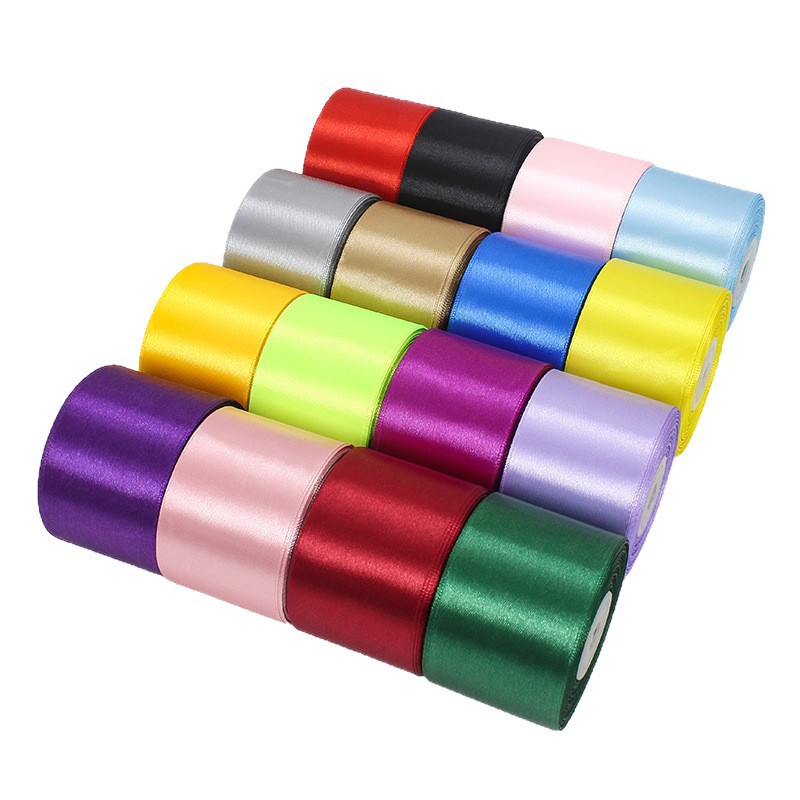 Fabricantes al por mayor accesorios de ropa de 5cm cinta cinta de poliéster decoración de boda cinta caja de regalo cinta de embalaje cinta
