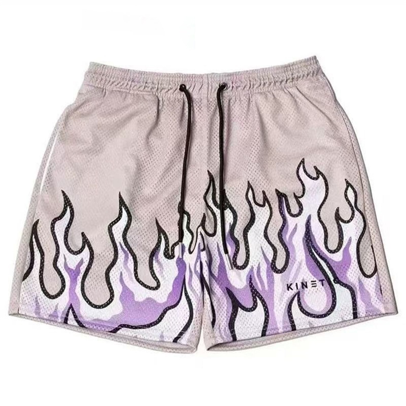 Pantalones cortos americanos para hombres marca de tendencia retro marca de agua pantalones de baloncesto de secado rápido pantalones cortos de entrenamiento para hombres de verano