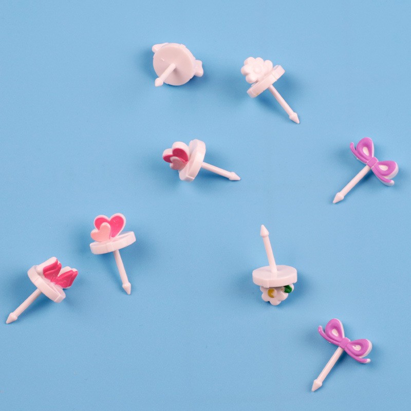 Cartoon japonés encantador tenedor de fruta transfronterizo venta caliente stick de fruta creativa decoración mini tenedor de fruta al por mayor