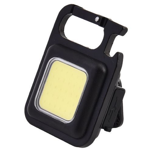Outdoor Multifunctional Portable Keychain Light Emergency Outdoor Camping Light USB Mini COB Work Light Flashlight Wholesale