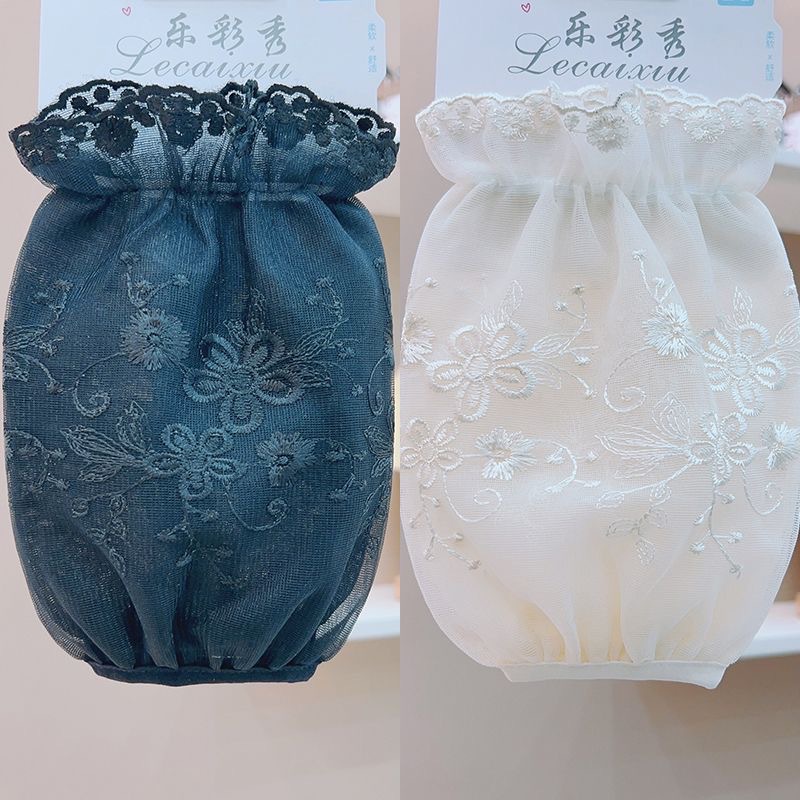 Rose flower 2 pairs (black+beige)