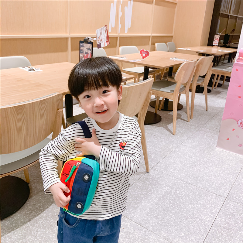 Lindo coche de Los Niños bolsa de mensajero ligero mini niño mochila bolsa marea niños moda bebé bolsa de pecho