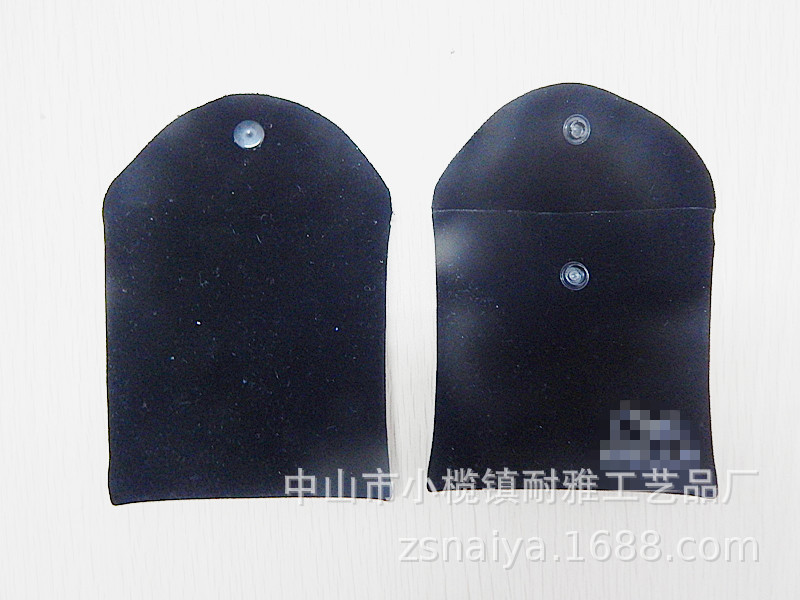 双面绒纽扣绒布袋麂皮绒按扣饰品袋首饰礼品化妆镜保护套厂家供应