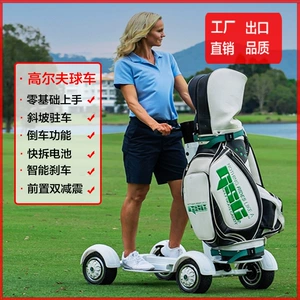 Retuol Four-Wheel Electric Golf Cart Foldable Golfing Artifact Course Mobility Vehicle Can Be Exported Cross-Border