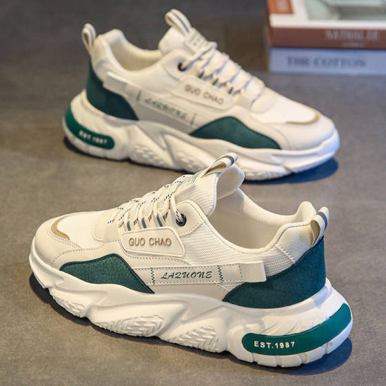 Men's Shoes 2025 Summer New Explosive Mesh Breathable Men's Sports Casual Thick Sole Increased Trendy Brand Torre Shoes