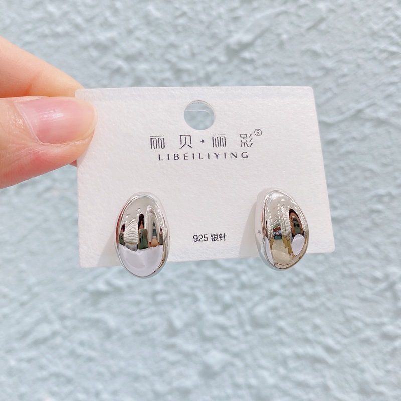 Liyin/Libeliying s925 シルバー針メタル光沢のあるイヤリングライト高級高品質デイリー絶妙な多用途イヤリング|undefined