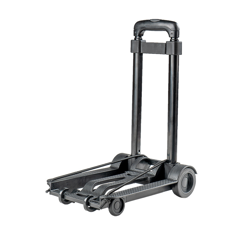 Factory direct supply hand cart pull rod cart folding shopping pull goods luggage trailer portable home shopping cart pull cart