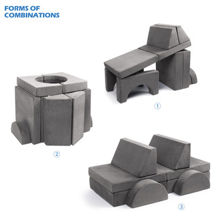 European and American Best-Selling Children's Play Sofa Soft Block Building Set Children's Play Equipment Security High Quality