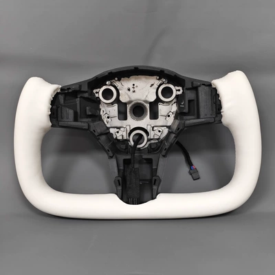 Suitable for Tesla Model Steering wheel - white