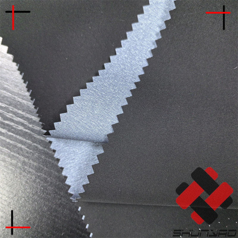 Shun Yao T8 High Elastic Three-in-One Memory Hard Shell Fabric Waterproof and Moisture Permeable Three-Layer Rush Clothes Fabric