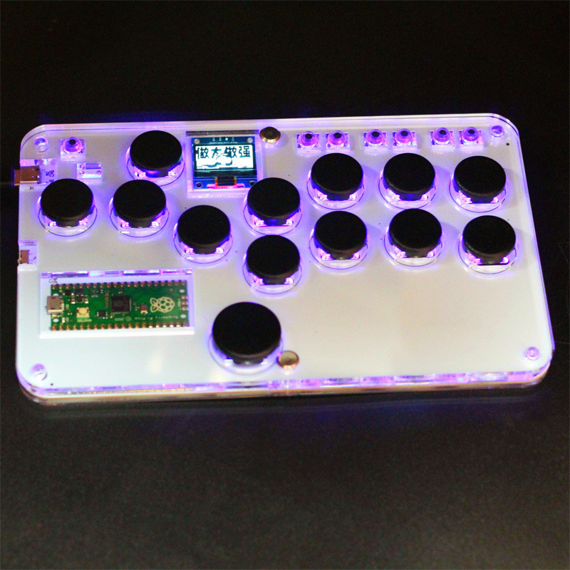 Raspberry Pi HITBOX Fighting Keyboard STEAM Street Fighter 6 Game SOCD After Cover DualShock4 Controller Raspberry Pi HITBOX Fighting Keyboard STEAM Street Fighter 6 Game SOCD After Cover DualShock4 Controller
