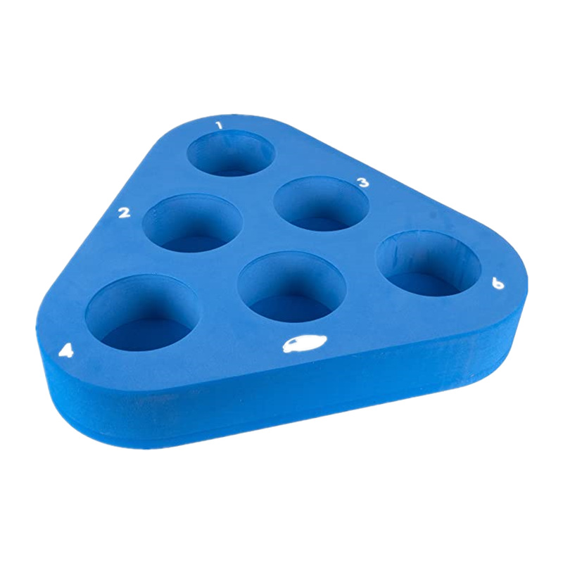 Factory processing water floating Coke cup triangle six-hole eva tray swimming pool toy throwing game Floating Boat