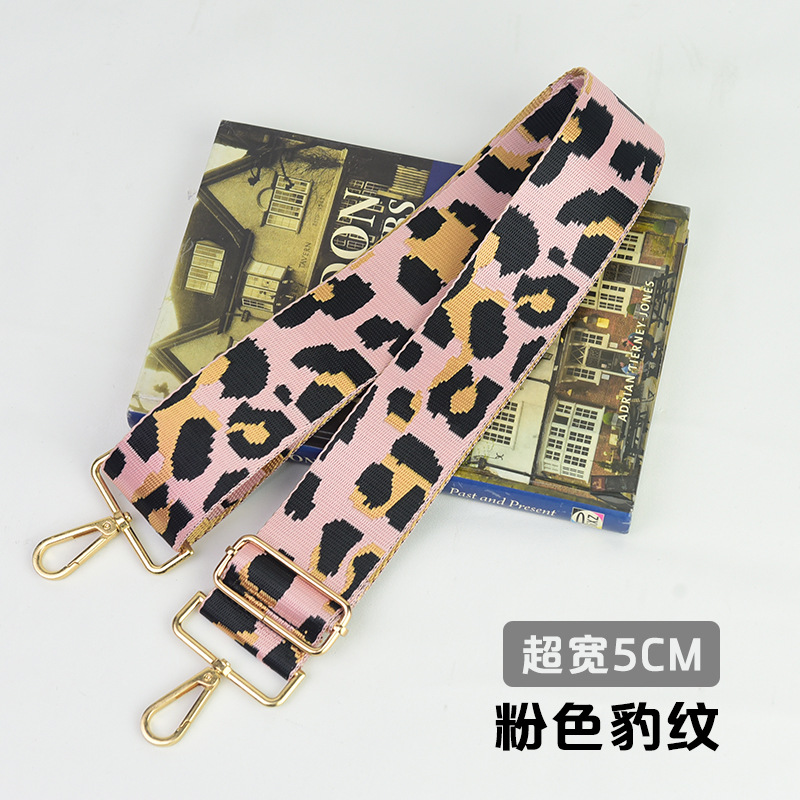 Bolso bandolera con accesorios ultra anchos, bolso de color, correa gruesa, correa de repuesto alargada, correa de hombro de bolso universal ajustable