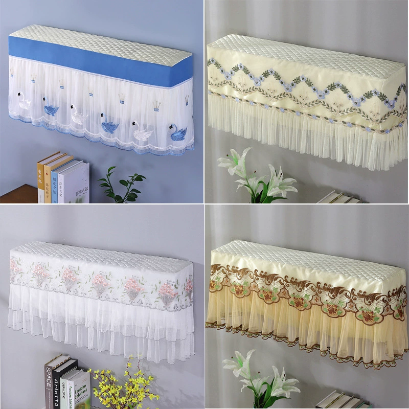 Все включено внутренний блок все включено Кондиционер пылезащитный чехол современный простой кружевной универсальный крытый пылезащитный чехол для кондиционера