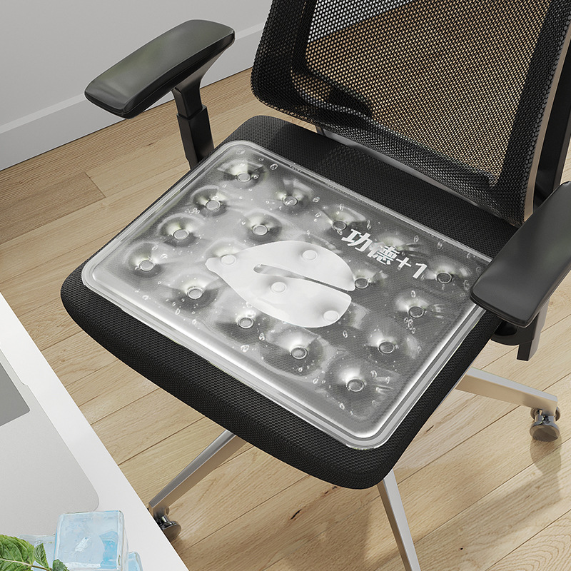 Ven a la foto cojín de hielo de verano personalizado cojín de asiento oficina transpirable cojín de agua de verano enfriamiento dormitorio de estudiantes cojín de trasero frío
