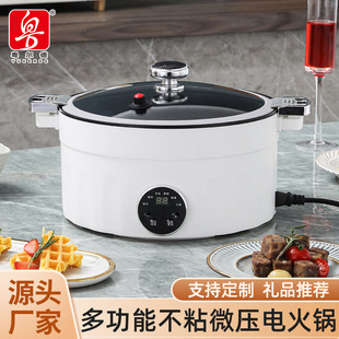 Factory direct supply household micro-pressure pot fast stew pressure cooker multi-functional large capacity non-stick electric hot pot gift