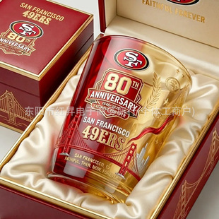 San Francisco49ers80th Anniversary Whiskey Glass�f��ɽ80����