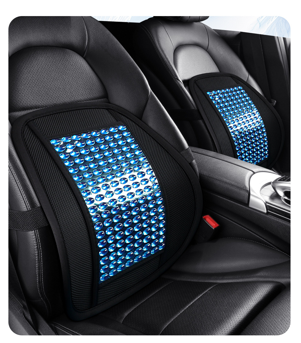 Cross-Border Honeycomb Gel Car Lumbar Support Ice Silk Cooling Pad Home Office Lumbar Pillow Cushion Car Lumbar Support Gel Ice Pad