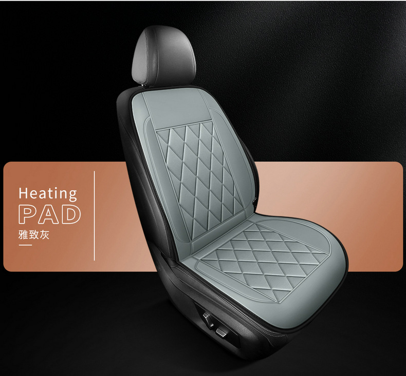Car Heated Seat Cushion Winter Heated Seat Cushion Car Electric Heated Seat Cushion 12V Main and Passenger Car Seat Cushion