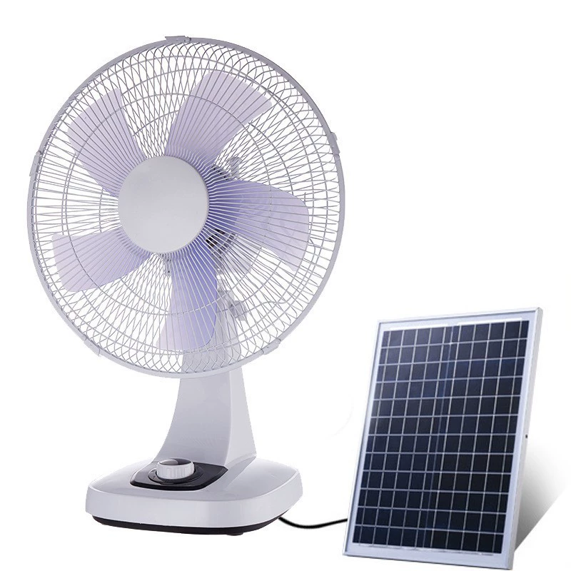Солнечный вентилятор с LED-лампой, 12"/16"
