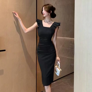 法式小众设计吊带裙女夏季新款感紧身包臀裙薄款连衣裙潮