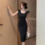 紧身法式新款小众连衣裙