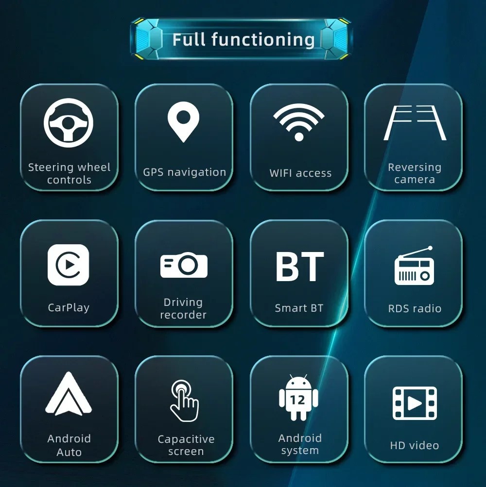Suitable for 7 inch Renodacia Android car GPS HD screen MP5 Bluetooth navigation all-in-one Carplay