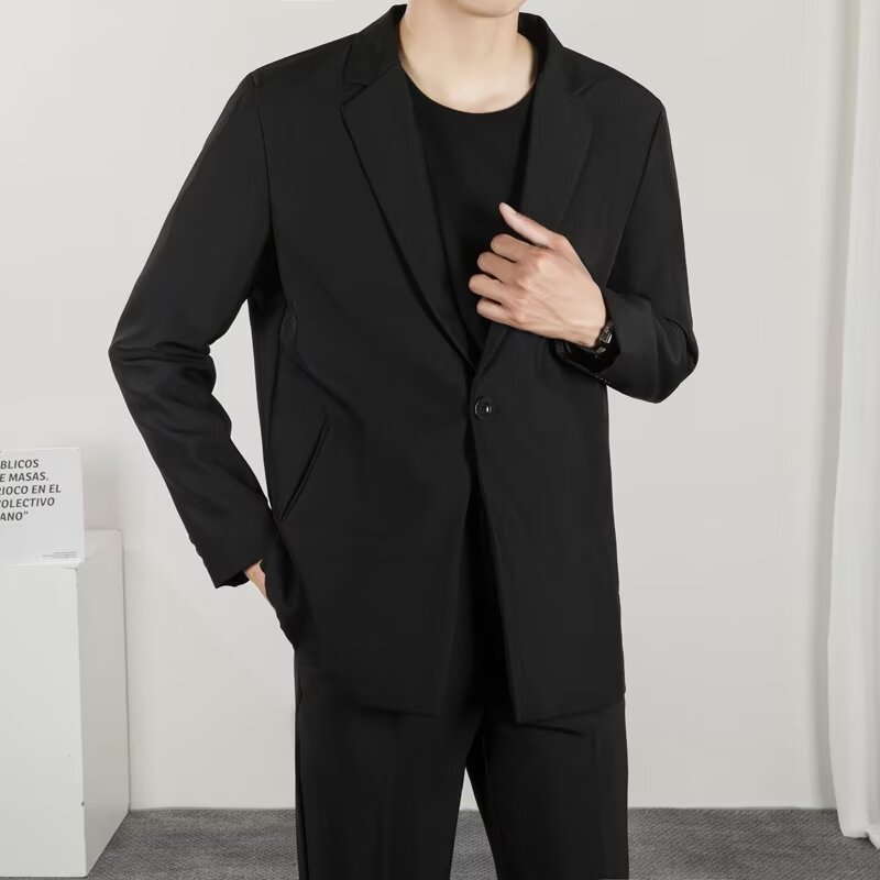 休闲西服男青年韩版潮流痞帅气小西装上衣港风潮牌轻商务单西外套