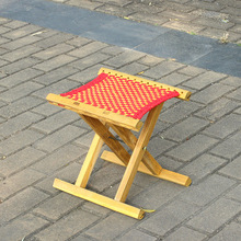 折叠凳实木马扎凳子结实折叠便携搭配茶几家用成人户外休闲钓酥蛮