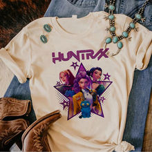 Kpop Demon Hunters Movie Y2k top tees girl anime Gothic Brea