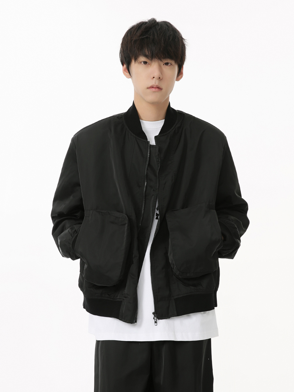 MTLCLOTHES Hombres| 2024 otoño nuevos productos de estilo americano perfilado chaqueta de trabajo casual pantalones de piernas set de moda