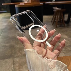 めい15ultra高透磁気吸引携帯ケースを適用しためい14pro全包超薄型PC無発黄保護カバー