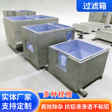 厂家定制铝水过滤箱 碳化硅内衬泡沫陶瓷过滤箱 熔铸炉铝液除渣净