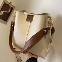 Capacious Shoulder Bag with Retro Style, Adjustable Strap, One-Shoulder Design in Multiple Colors