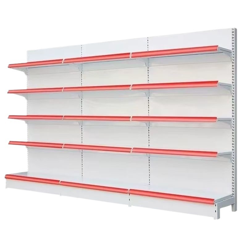 Estantes de exhibición de supermercados tiendas tiendas de bocadillos para madres y bebés multicapa de alimentos de doble cara combinados libremente y prácticos