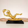 西庸 The World Cup Gold goalkeeper trophy, football shooter resin trophy goalkeeper printing logo sports