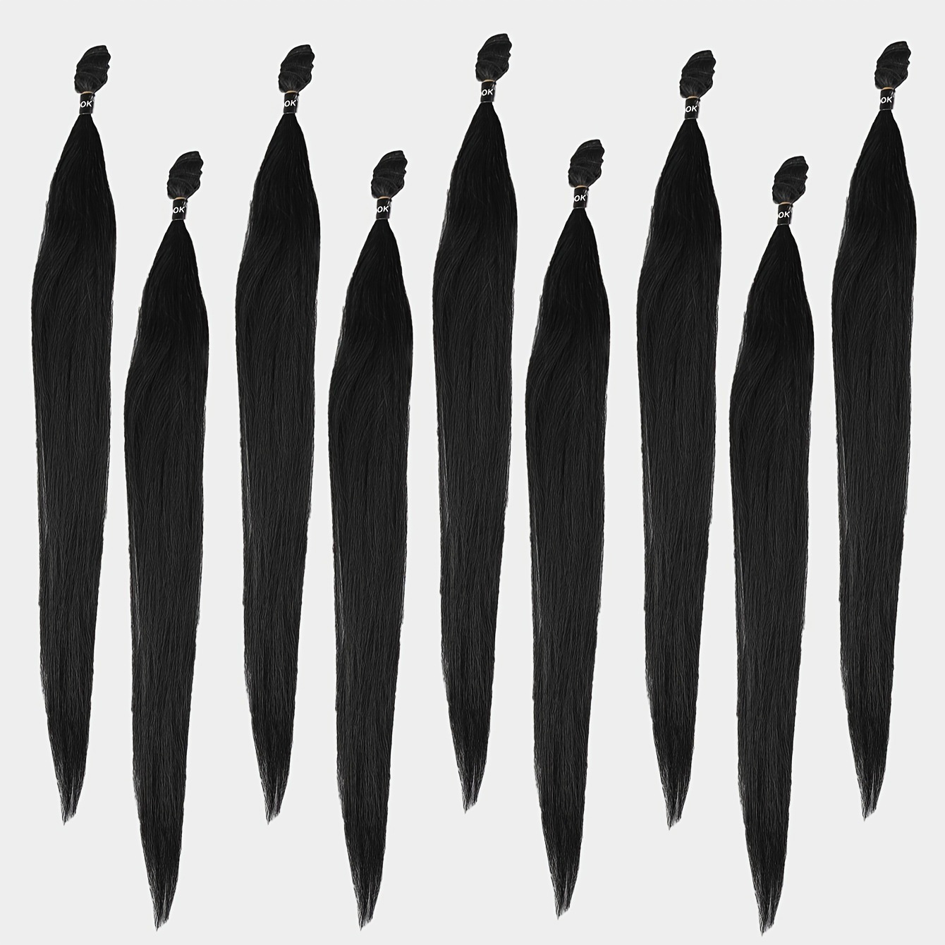 Explosión de pelucas de moda cortina de cabello para mujeres adición de cabello trenzas de caballo