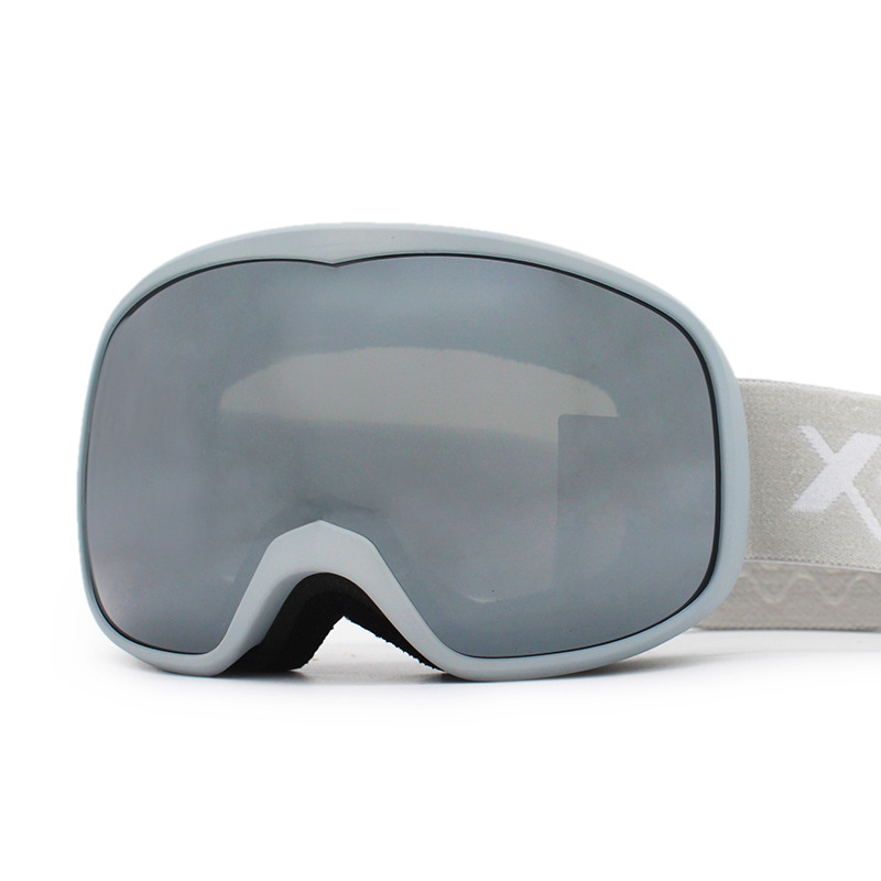 Kavisli çift katmanlı rüzgar geçirmez, kum geçirmez, buğu geçirmez kayak gözlüğü, miyop ve dağcılık kayakçıları için kullanılabilir_voghion.com