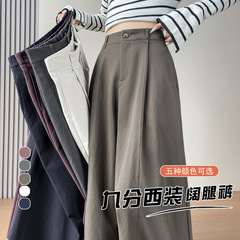 秋季新款哪吒裤女九分休闲裤裤腿裤宽松气球裤弯刀山本裤女