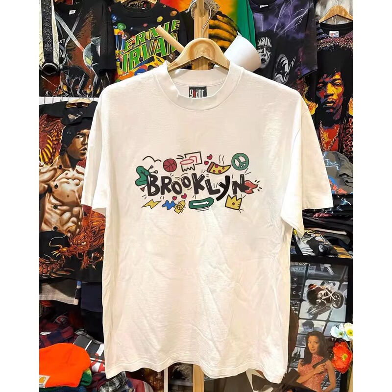 【Cross-Border European Size】Pure Cotton 260g Heavyweight Short-Sleeve T-Shirt, Loose Fit, Suitable for Both Men and Women, American Retro Style