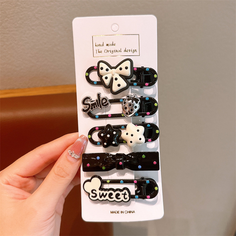 Black bow tie, set, pack