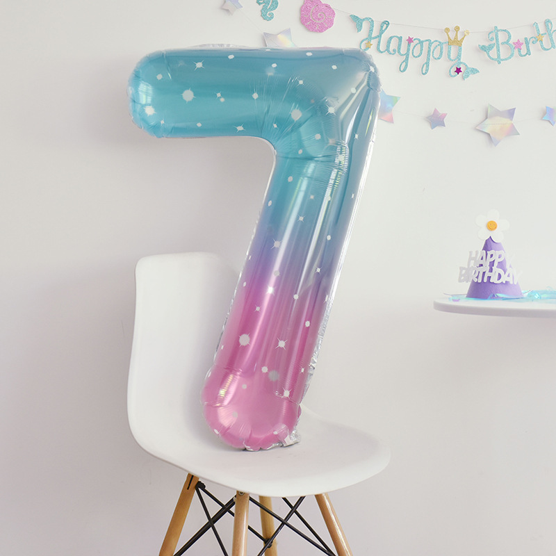 クロスボーダー米国版 40inch デジタルアルミフィルムバルーン大ゴールドとシルバーローズゴールドパーティー誕生日アレンジメント装飾アルミ箔|undefined