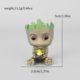 Cross-border Flower Tree Man Holding Bird Nest Tree Man Ornaments Galaxy Guard Hand-held Groot Tree Man Car Ornaments