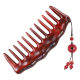 Satin Rosewood Large Wave Massage Comb to Clear Head Meridians Comb Scraping Board Household Solid Wood Chinese Wooden Comb