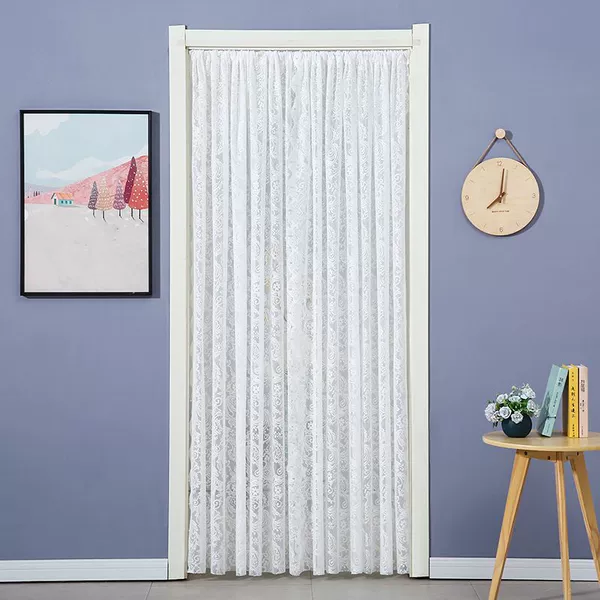 White [single piece + telescopic pole]