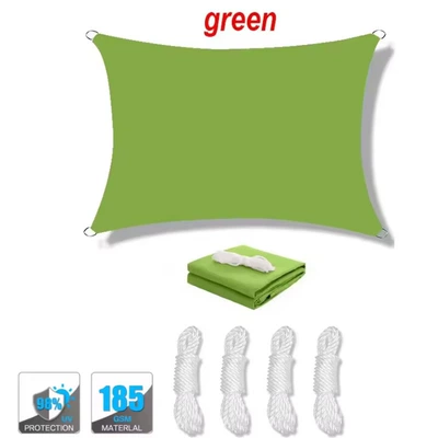 Avtomobil yan çətirləri, Garden Rainproof Sunshade - green-2x2m